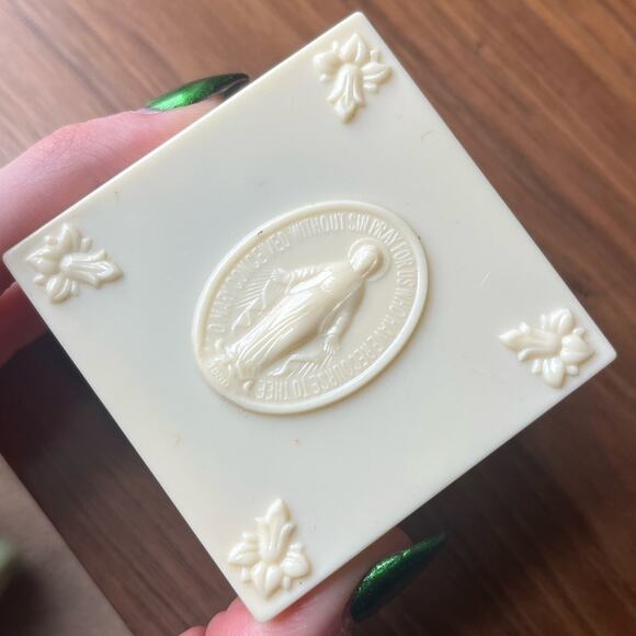 Vintage 1960s Hill Mark 925 STERLING Silver Rosary Bead Necklace Crucifix - Picture 16 of 16